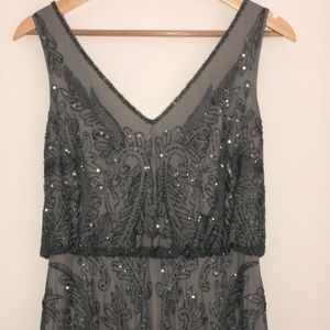 ADRIANA PAPELL Sequined Gown